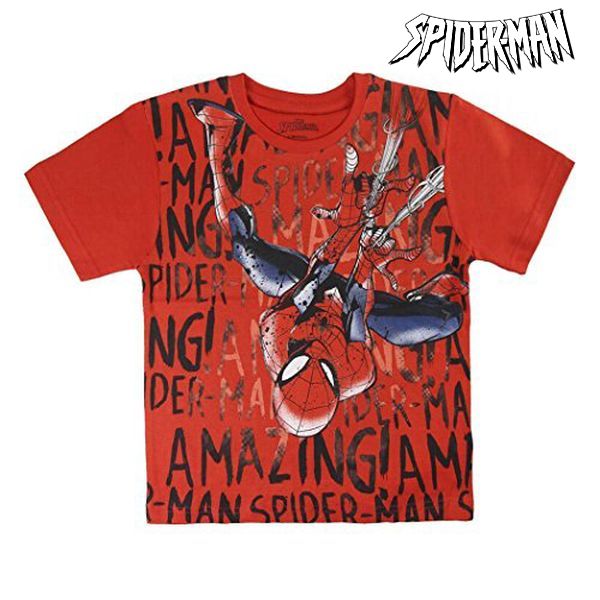 Barn T-shirt med kortärm Spiderman 5667 (storlek 6 år)