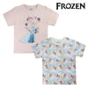 Barn T-shirt med kortärm Frozen 6381 Himmelsblå (storlek 3 år)