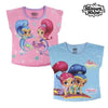 Barn T-shirt med kortärm Shimmer and Shine 6466 Rosa (storlek 4 år)