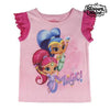 Barn T-shirt med kortärm Shimmer and Shine 6541 (storlek 4 år)