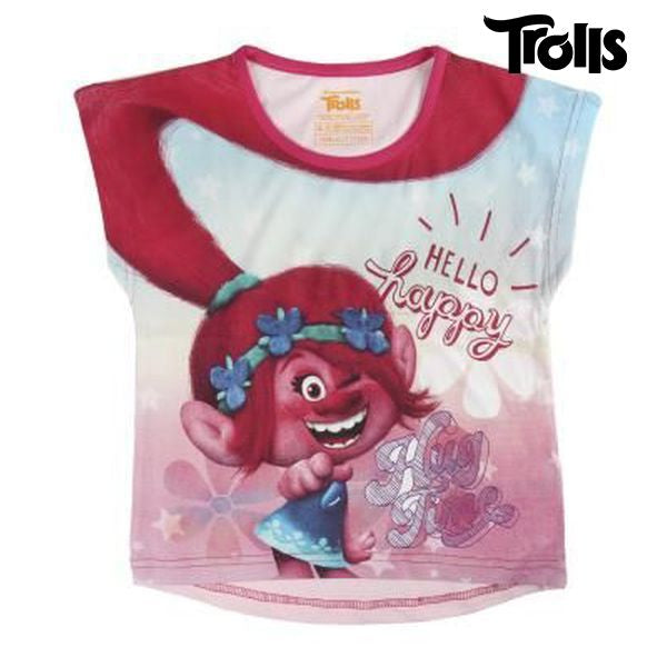 Barn T-shirt med kortärm Trolls 8682 (storlek 3 år)
