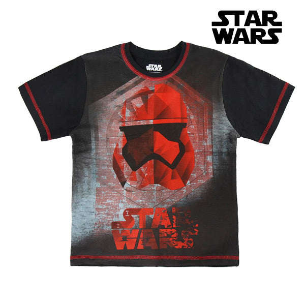 Barn T-shirt med kortärm Star Wars 1286 Svart (storlek 8 år)