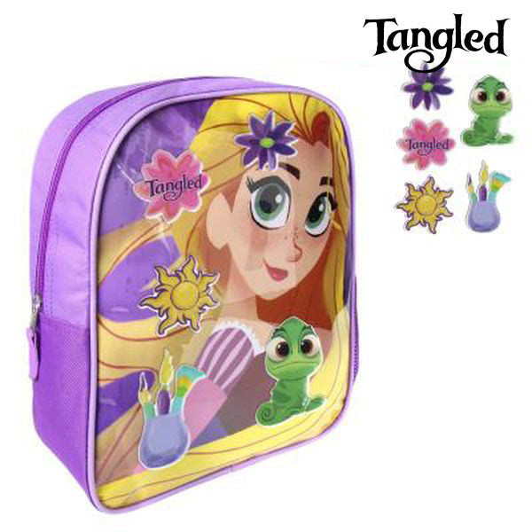 barnryggsäck med rittillbehör Tangled 2039