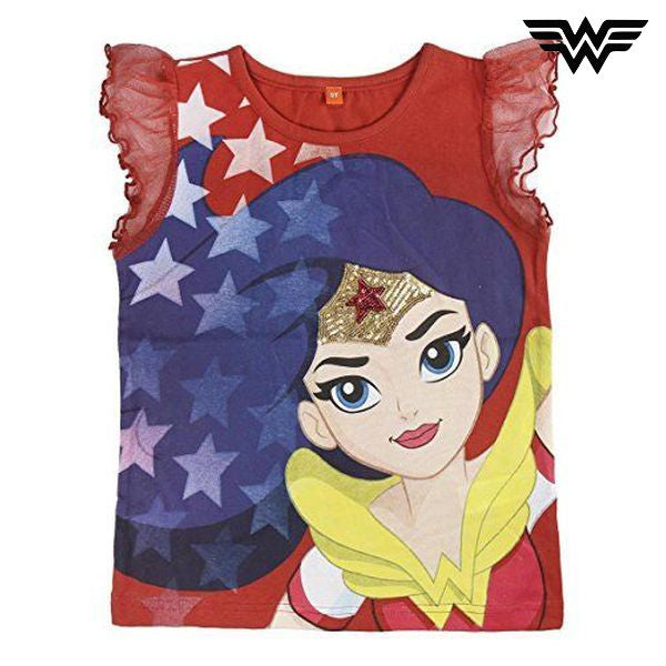 Barn T-shirt med kortärm Wonder Woman 7416 (storlek 4 år)