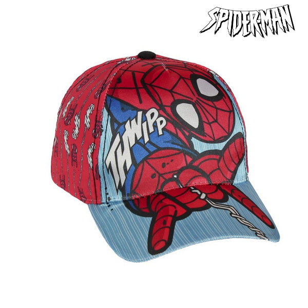Barnkeps Spiderman 7714 (54 cm) Röd