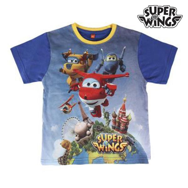Barn T-shirt med kortärm Super Wings 211 (storlek 2 år)