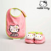 Haklapp och babysockor-set Hello Kitty 9425