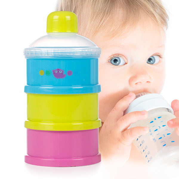 Stapelbara lådor för mjölkpulver